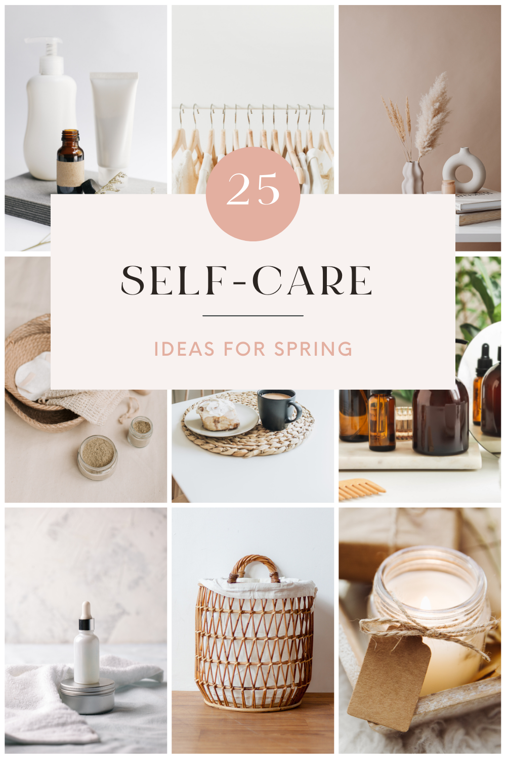 Self-Care Ideas for Spring Pinterest Pin